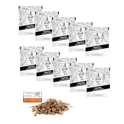 Afbeelding van 10 x Pectolase 5g/25L + Franse Eikenchips 20g Pectolytisch Enzym, Pectoenzym, Pectine, Enzym Voor Fruit en Moetwijn, Spirit Ferm