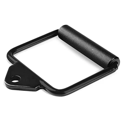 Afbeelding van Yes4All Unisex Jxlx D handvat kabelbevestiging en roterende rechte staaf met diamant gekarteld zwarte sla, B. enkele handgreep zwart, 20 x 18 16 UK