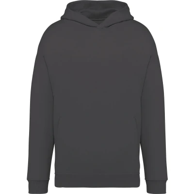Afbeelding van Native Spirit Ecologische uniseks oversized sweater met capuchon NS408 Iron Grey
