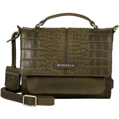 Afbeelding van Burkely Cool Colbie Citybag Small green Damestas Leren tas