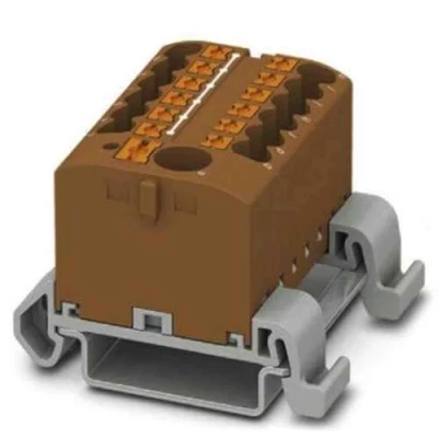 Afbeelding van Phoenix Contact PTFIX 6/12X2,5 NS35A BN 3273230 Verdeelblok 0.14 mm² 2.50 Bruin 8 stuk(s)