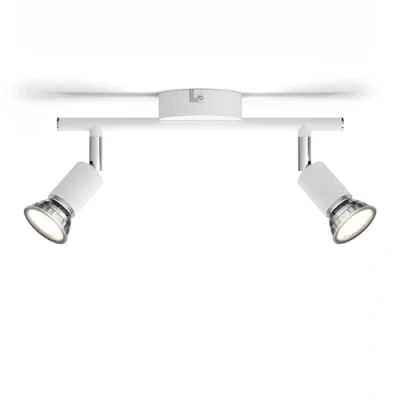 Afbeelding van Philips Limbali Opbouwspot GU10 2x Wit