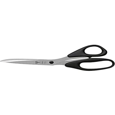 Afbeelding van Scherenmanufaktur PAUL Schaar, professionele stofschaar en kleermakersschaar, 25,9 cm lang, roestvrij staal, zwart,