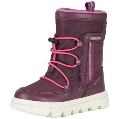 Afbeelding van Geox Meisje J Willaboom Girl B A enkellaars, Prune Fuchsia, 26 EU