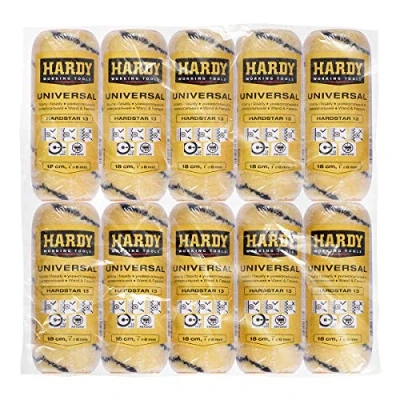 Afbeelding van Hardy WORKING TOOLS Hardstar verfrollers 13 18 cm Mi 48 mm 10 stuks, geel, x 4,8 cm, A0180 518000