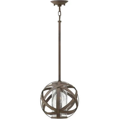 Afbeelding van Hinkley LED Pendelarmatuur Carson 1X E27 Max 40W IP44 Dimbaar Vintage Iron