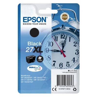 Afbeelding van Epson 27XL (C13T27114012) Inktcartridge Zwart Hoge capaciteit