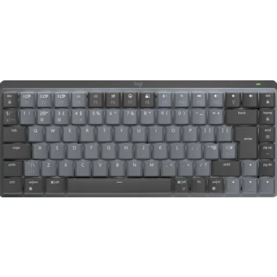 Afbeelding van Randapparaten: Toetsenborden: Logitech MX Mini Mechanical toetsenbord RF Draadloos QWERTY Brits Engels Grafiet, Grijs