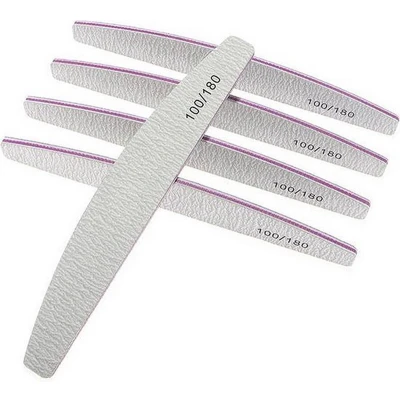 Afbeelding van Professionele EVA nagelvijlen 100/180 grit Nagelvijl Set van 10 stuks Voor Acryl En Gelnagels