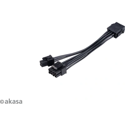 Afbeelding van Akasa compatible 8 Pin EPS zu + 4 ATX Adapter Kabel