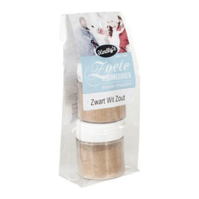 Afbeelding van Kindly&#039;s Zwart Wit Zout 6x2x