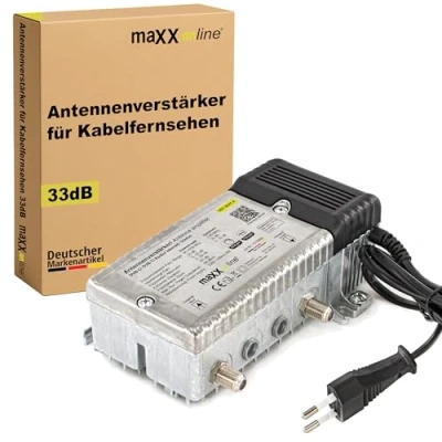 Afbeelding van Huisaansluitversterker VST 9341 A, 1 GHz 33 dB versterking, achterkanaal, BK versterker voor kabeltelevisies, NTSC. DVB T