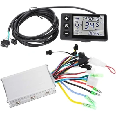 Afbeelding van KSTE Elektrische Motor Controller, 36V 48V Borstelloze Motor, Waterdicht LCD scherm Paneel Controller Kit Scooter Fiets (2# 48V)