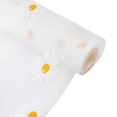 Afbeelding van GmeDhc Lademat, niet klevende ladebekleding, duurzame antislipmat laden, snijbaar EVA waterdichte mat, voor planken, kasten, koelkasten, thuis, kantoor