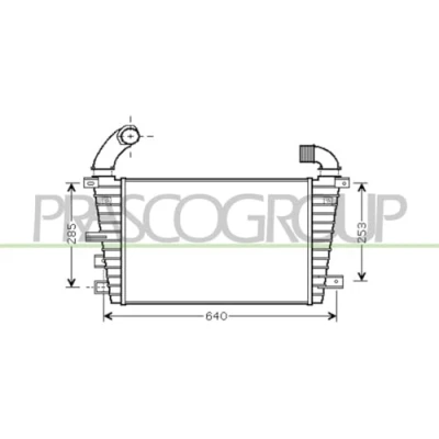 Afbeelding van PRASCO OP410N005 Intercooler OPEL: Astra H GTC
