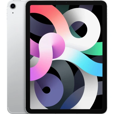 Afbeelding van Apple iPad Air 2020 10.9 inch 4e Generatie Zilver 256GB WiFi + 4G Als Nieuw