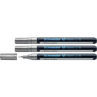 Afbeelding van Schneider lakmarker Maxx 278 0,8 mm zilver 3 stuks S 127854