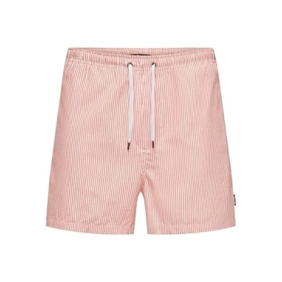 Afbeelding van ONLY &amp; SONS Zwemshorts voor heren, roze (porcelain rose), XS