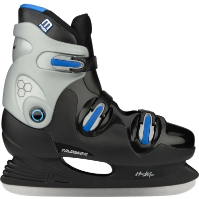 Afbeelding van Nijdam IJshockeyschaats Hardboot Zwart / Zilver Blauw Maat 41