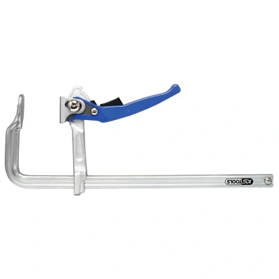 Afbeelding van KS Tools, Bankschroeven + klemmen, Volledig stalen snelwerkende schroefklem (160 mm)