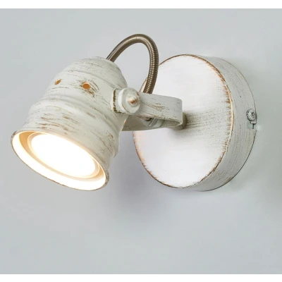 Afbeelding van Lindby wandlamp 1licht metaal H: 9.5 cm GU10 wit