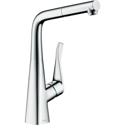 Afbeelding van Keukenkraan Hansgrohe Metris 14821000 chroom