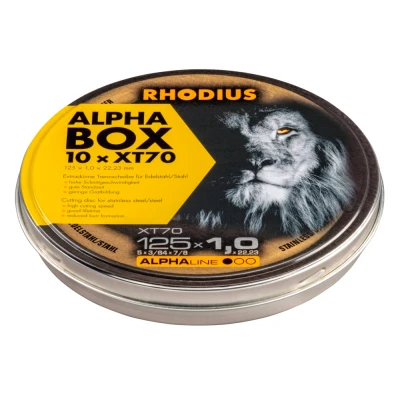 Afbeelding van Rhodius XT70 BOX 211083 Doorslijpschijf recht 125 mm 1 stuk(s)