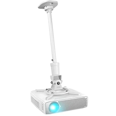 Afbeelding van Duronic PB08XL Beamer Beugel Projector Houder Voor Plafond Muur Bevestiging 13,6 kg Draagcapaciteit Stevige Ophang Presentaties Kantoor Vergaderzaal Thuisbioscoop Games