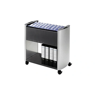 Afbeelding van Hangmappentrolley A4 Design Line Suspension File Antraciet / Zilver