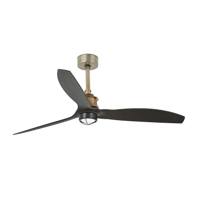 Afbeelding van Faro Lighting Just LED Oud Goud, Zwart Plafondventilator, 3000K