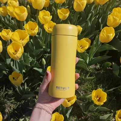 Afbeelding van Retulp Tumbler Happy Yellow Simon Lévelt