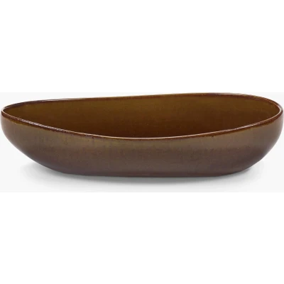 Afbeelding van Serax Out Of Lines By Uncharted Serveerschaal 36x17 Ocher
