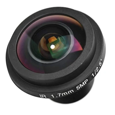Afbeelding van HD 5MP Fisheye Beveiligingscamera Lens met 1.7mm Brandpuntsafstand, 170 Groothoek voor CCTV Camera