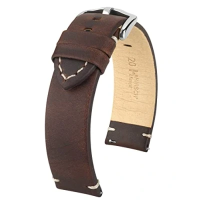 Afbeelding van HIRSCH Herenhorloge kalfsleer model Ranger 22 mm, Riemen.