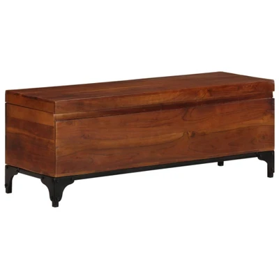 Afbeelding van vidaXL Opbergkist 110x35x41 cm massief acaciahout