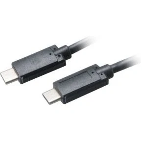 Afbeelding van Akasa AK CBUB26 10BK 1m USB C Mannelijk Zwart kabel