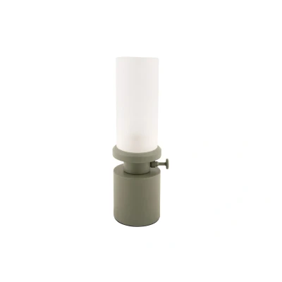 Afbeelding van Leitmotiv Tafellamp Camp LED Groen 9x9x29.5cm Scandinavisch