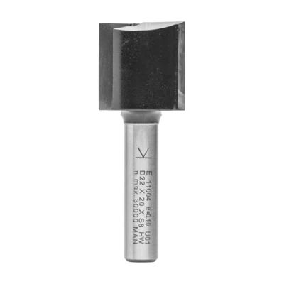 Afbeelding van ENT Groeffrees HM 22x20x52mm met grondmes, Kolf 8mm 7911004
