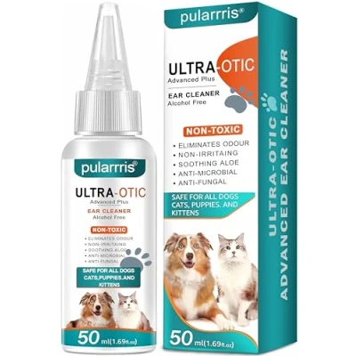 Afbeelding van pularrris ear cleaner for dogs Care provides relief yeast infection itching and odours first aid antiseptic drops is an antibacterial dog puppy cats