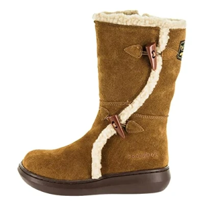 Afbeelding van Rocket Dog SLOPE sneeuwlaarzen voor dames, warm gevoerd, Braun Chestnut Ciw, 39 EU