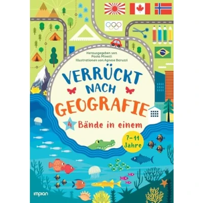 Afbeelding van Verrückt nach Geografie: 4 Bände in einem: Flaggen Karten Landschaften Städte