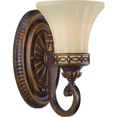 Afbeelding van Feiss LED Wandlamp Drawing Room 1X E27 Max 60W Walnut