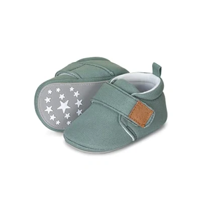 Afbeelding van Sterntaler Uniseks Baby Babykruipschoen Uni Platte Slipper, groen, 22 EU, EU