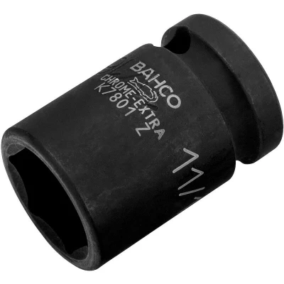 Afbeelding van Bahco Slagdop 1/2&quot; zeskant gefosfateerd 1 7/16&quot; K7801Z 1.7/16