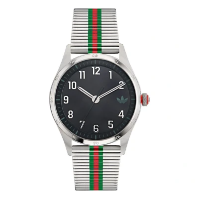 Afbeelding van Adidas Originals Code Four AOSY23532 Horloge Staal Zilverkleurig Ø 42 mm