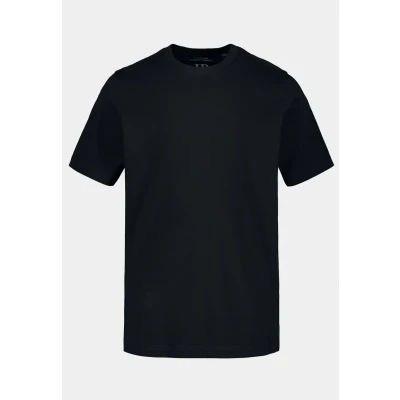 Afbeelding van JP 1880 Heren L 8XL tot 8XL, T shirt, JP1880 motief op de borst, basic ronde hals, puur katoen, donker olijf, donkermarine, 10XL