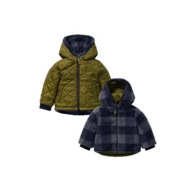 Afbeelding van Noppies Jas Omachi Reversible Baby Maat 74