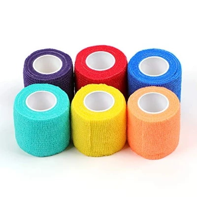 Afbeelding van STIGMA 6st Wegwerp Tattoo Grip Cover Wrap Elastische Zelfklevende Bandage Tape voor Machine Camo (2 “x 5 meter) (B)
