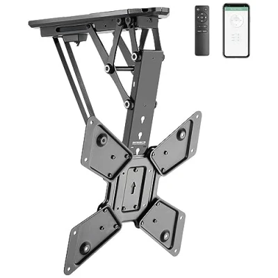 Afbeelding van SpeaKa Professional SP TVCM 510 TV plafondbeugel Met elektromotor, Kantelbaar, Besturing via app 58,4 cm (23) 139,7 (55)
