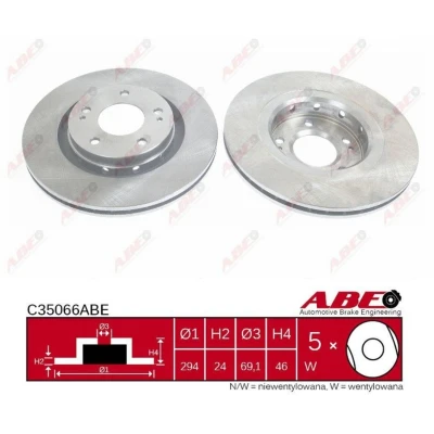 Afbeelding van ABE Remschijven C35066ABE